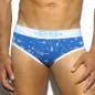 SLIP BLEU GUITAR PRINT  UN186 - ES COLLECTION
