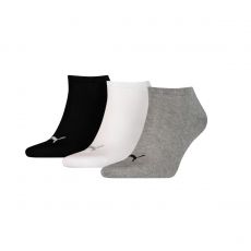  LOT DE 3 PAIRES CHAUSSETTES INVISBLES GRIS/BLANC/NOIR SPORTLIFESTYLE  - PUMA