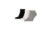  LOT DE 3 PAIRES CHAUSSETTES INVISBLES GRIS/BLANC/NOIR SPORTLIFESTYLE  - PUMA