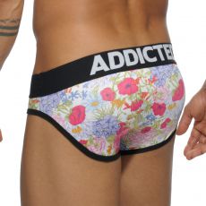SLIP NOIR MICROFIBRE FLORAL DIGITAL  AD480 - ADDICTED