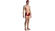 BONNET DE NOEL ROUGE PAILLETTE  SANTA CAP M651 - MANSTORE