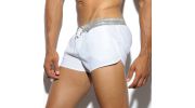 SHORT DE BAIN COURT BLANC SILVER ROCKY 1716 - ES COLLECTION