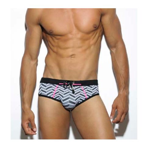 SLIP DE BAIN SPIKE NOIR 1710 – ES COLLECTION