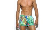 SHORT DE BAIN COURT PARROTS VERT 1708 - ES COLLECTION