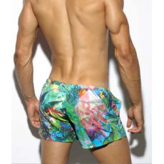 SHORT DE BAIN COURT PARROTS VERT 1708 - ES COLLECTION