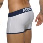BOXER BLANC CONTRASTED MESH  AD497 - ADDICTED