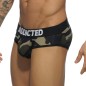 SLIP CAMOUFLAGE CONTRASTED MESH  AD496 - ADDICTED