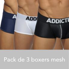 PACK DE 3 BOXERS MESH PUSH UP - ADDICTED