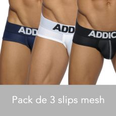 PACK DE 3 SLIPS MESH PUSH UP - ADDICTED