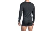T-SHIRT MANCHES LONGUES MODAL  GRIS ANTHRACITE PEARL1681 ALPINEPANTS - OLAF BENZ
