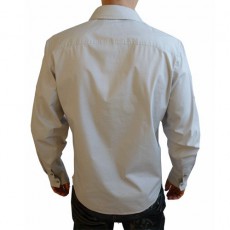 CLAVIN KLEIN JEANS CHEMISE HOMME NEW STRETCH POP CREME