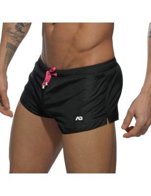 SHORT DE BAIN BASIC NOIR MINI SHORT  ADS111 - ADDICTED