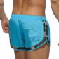 SHORT DE BAIN TURQUOISE CAMOUFLAGE DETAIL ROCKY  ADS121 - ADDICTED