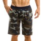 BERMUDA POLYESTER CAMOUFLAGE NAVY 02762  - MODUS VIVENDI