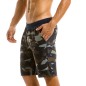 BERMUDA POLYESTER CAMOUFLAGE NAVY 02762  - MODUS VIVENDI