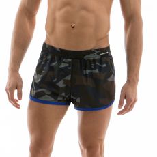 SHORT COURT DE BAIN / SPORT CAMOUFLAGE NAVY S1722 - MODUS VIVENDI