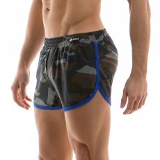 SHORT COURT DE BAIN / SPORT CAMOUFLAGE NAVY S1722 - MODUS VIVENDI