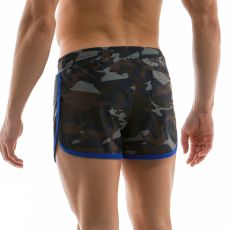 SHORT COURT DE BAIN / SPORT CAMOUFLAGE NAVY S1722 - MODUS VIVENDI