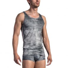 DEBARDEUR KAKI DECOLORE MINISTRING RED1674 - OLAF BENZ