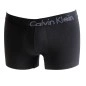 BOXER  NOIR AVEC LOGO CALVIN KLEIN FLOQUE SUR LA FESSE - CALVIN KLEIN
