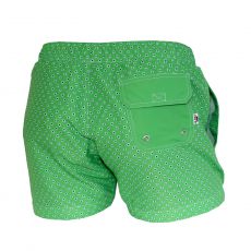 SHORT DE BAIN COURT DIAMOND VERT  - US POLO ASSN