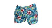 SHORT DE BAIN COURT FLORAL TURQUOISE  - US POLO ASSN