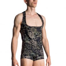 DEBARDEUR  CAMOUFLAGE VERT WORKOUT M657 - MANSTORE