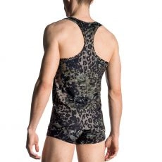 DEBARDEUR  CAMOUFLAGE VERT WORKOUT M657 - MANSTORE