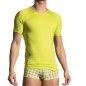 T SHIRT VERT ANIS COL V RED1702 - OLAF BENZ