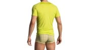 T SHIRT VERT ANIS COL V RED1702 - OLAF BENZ