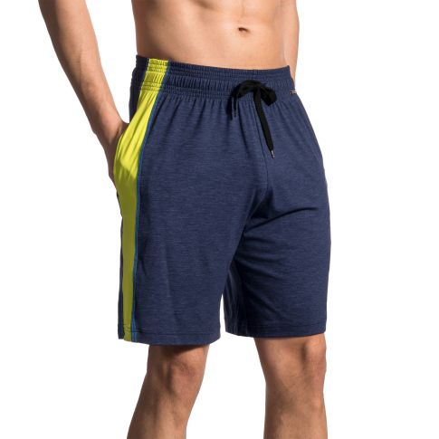 SHORT DE SPORT NAVY WORKOUTBOXER RED1710 - OLAF BENZ