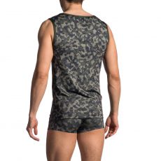 DEBARDEUR CAMOUFLAGE VERT MINISTRING RED1706 - OLAF BENZ