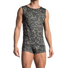 DEBARDEUR CAMOUFLAGE VERT MINISTRING RED1706 - OLAF BENZ