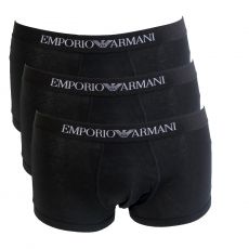 PACK DE 3 BOXERS SHORTY CLASSIC NOIR  - ARMANI