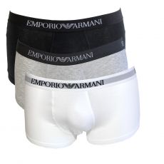 PACK DE 3 BOXERS SHORTY CLASSIC NOIR  - ARMANI