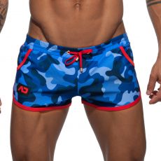 SHORT COURT CAMO ROCKY CAMOUFLAGE NAVY  AD583 - ADDICTED