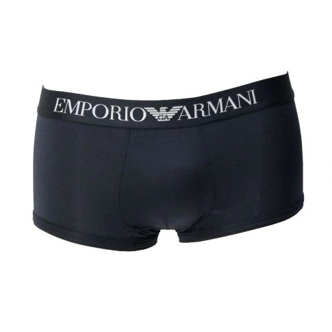 BOXER SHORTY MICROFIBRE NAVY BASIC - EMPORIO ARMANI