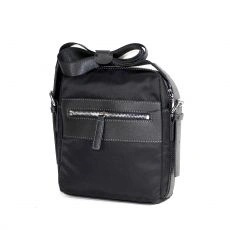 SACOCHE  REPORTER CHELSEA NYLON ET CUIR NOIR - CHABRAND