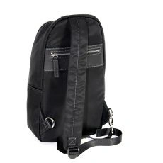 SAC BODY BAG  CHELSEA NYLON ET CUIR NOIR - CHABRAND