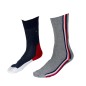 CHAUSSETTES PACK 2 PAIRES GRIS  ET NAVY ICONIC IDDEN  - TOMMY