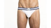 JOCK STRAP CLASSIC COTON BIO BLANC BLUEBUCK