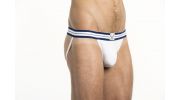JOCK STRAP COTON BIO BLANC