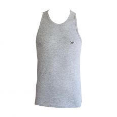 DEBARDEUR GRIS COL ROND  STRETCH COTON BASIC - EMPORIO ARMANI