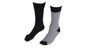 CHAUSSETTES LOT DE 2 - A MOTIF / UNI NOIR - LEVIS