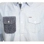 CHEMISE GOLDI BLEU A MOTIFS - KAPORAL