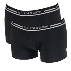 PACK DE 2 BOXERS BASICS NOIR LOW - US POLO ASSN