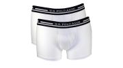 PACK DE 2 BOXERS BASICS BLANC  LOW - US POLO ASSN
