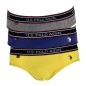PACK DE 3 SLIPS BASICS JAUNE/NAVY/GRIS TRICOLOR HIP - US POLO ASSN