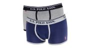 PACK DE 2 BOXERS GRIS/NAVY LOWRISE - US POLO ASSN