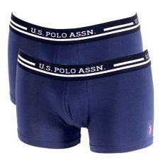 PACK DE 2 BOXERS BASICS NAVY  LOW - US POLO ASSN